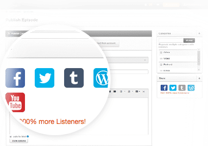 Easily manage and promote your podcast
