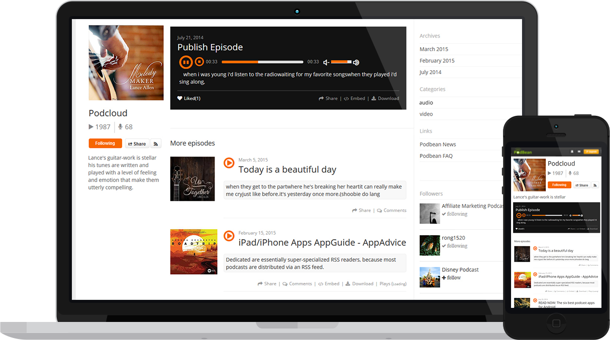 Podcast Log In Starting a podcast today with Podbean